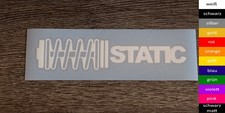 40cm STATIC Sticker diverse Farben Aufkleber Auto