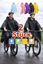 2x Regenponcho Fahrrad