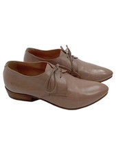 PANTANETTI Damen Schnürschuhe Gr. 38.5 Beige Klassisch Elegant Leder