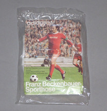 ORIGINAL 80er ADIDAS SPORTHOSE SHORTS "FRANZ BECKENBAUER WM" weiß + blau ~ NEU