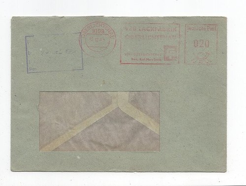 Ddr brief absenderfreistempel - ddr,