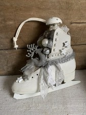 Schlittschuh DEKO Shabby Chic