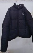 Pegador Herren Puffer Cord Jacke schwarz Größe XXL