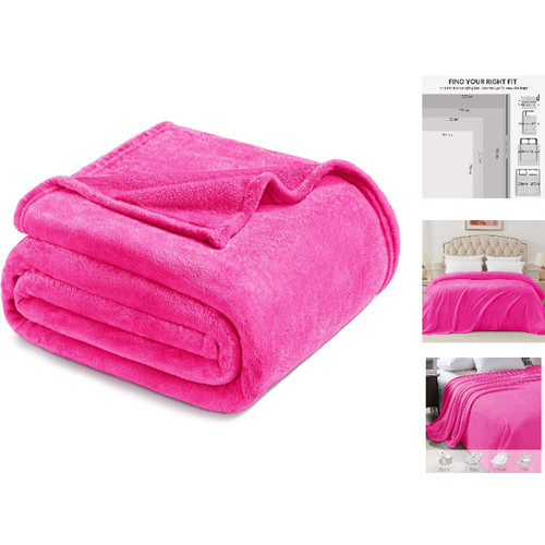 Kuscheldecke hot pink 150 - 150, x
