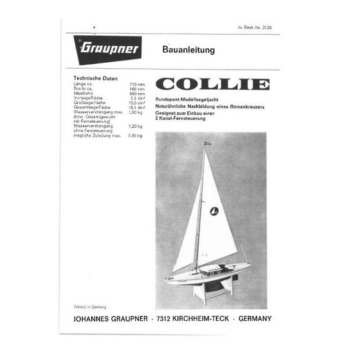 Bauplan collie modellbauplan - bauplan,