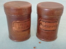 alte Apotheken-Vorratsdosen