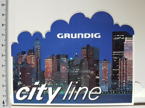 Aufkleber sticker grundig hifi - sticker,