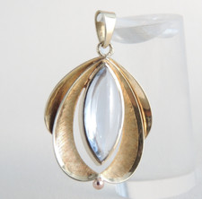 Antik Anhänger Aquamarin aus