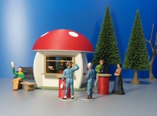 Pilz Kiosk 2x Stehtisch 1:32