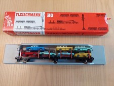 Fleischmann H0    5275   Autotransportanhänger  mit OVP  70er Jahre