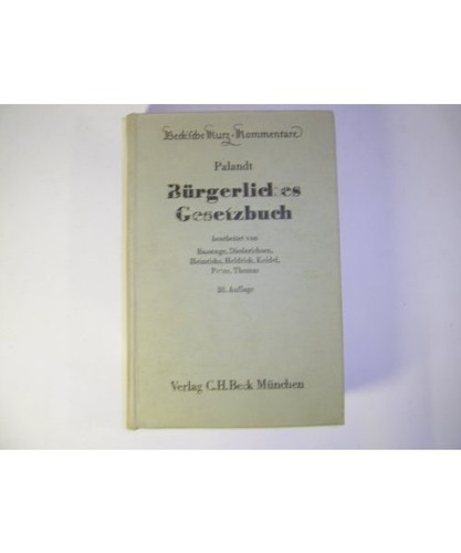 Palandt bürgerliches - palandt,