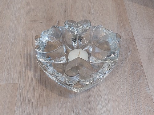 Schweres glas stövchen - glas-stövchen, in