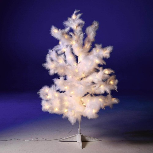 Federbaum mit led dekobaum - led,