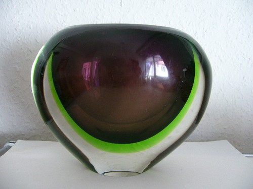 Murano glas vase - , pur