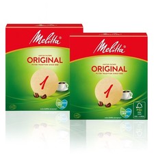 Melitta Original Kaffeefilter Rund 1 Naturbraun – 2 x 100 Stk (200 Filter gesamt