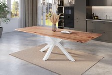 Esstisch Baumkante massiv