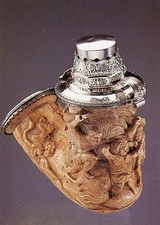 Ansichtskarte - Meerschaumpfeife mit Silbermontierung