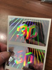 1 Hologramm ohne Rahmen,  3D