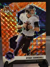 2021 Panini Mosaik Orange Reaktiv Prizm Ryan Tannehill - Tennessee Titans #193