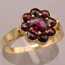 Ring Silber 900 vergoldet