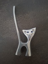 1 Vintage Briefbeschwerer Katze Aus Metall  6cm Zu Verkaufen 