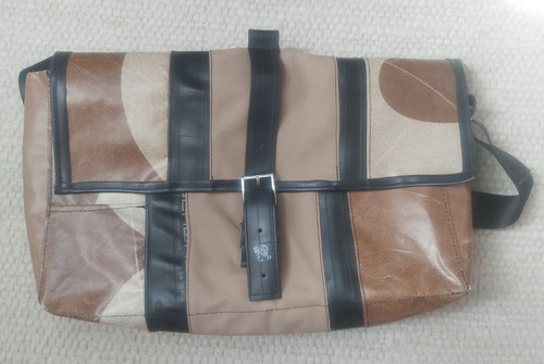 Upcyclingtasche materialmix - im,