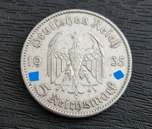Silbermünze reichsmark - silbermünze, 5