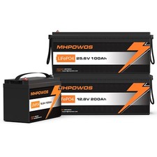 24v 100ah lithium batterie