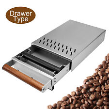 Schublade Kaffeesatzbehälter Kaffee-Knock-Box Espresso Abklopfbehälter Edelstahl