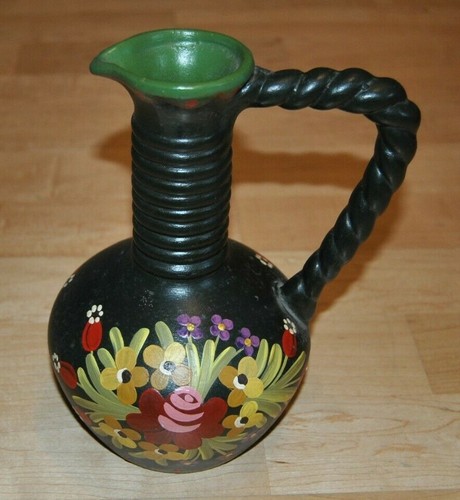 Vase mit bauernmalerei - vase,