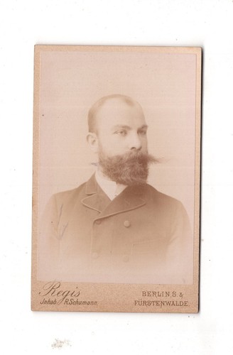 Cdv foto herrenportrait mit - foto,