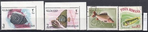 Briefmarken tiere gestempelt - briefmarken,