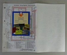 Elektrischer Schaltplan / Stromlaufplan VW Transporter T2a/b Modelljahr 1972