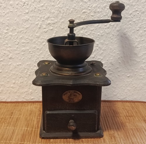 Antike kym kaffeemühle - kaffeemühle, holz