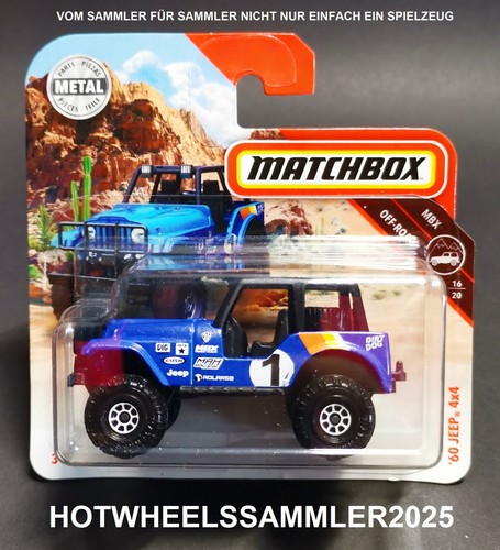 Matchbox 1960 jeep - matchbox, "1960