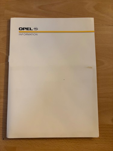 Pressemappe opel omega 25 - pressemappe,