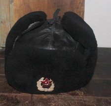 Russische Fellmütze Uschanka Pelzmütze Schapka Wintermütze Armeemütze