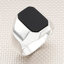 Herren siegelring mit onyx - siegelring,