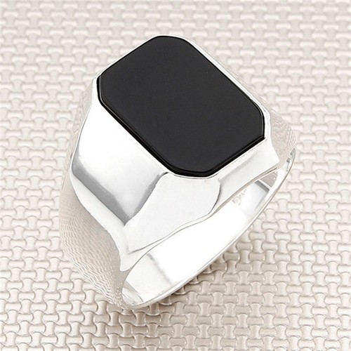 Herren siegelring mit onyx - mit,