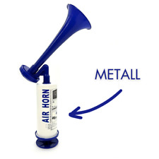 METALL Fanfare Luft Druck Hupe Air Horn Signalhorn Megafon Stadion Tröte, Boot