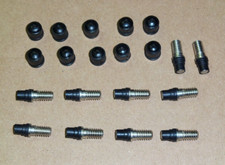 10 Stück DDR Fahrradventil unbenutzt mit Staubkappe