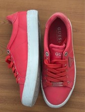 Korallrote Damen Sneakers von