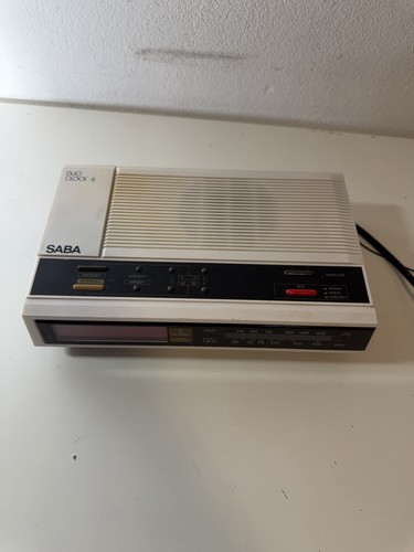 Vintage saba klappzahlenwecker - saba,