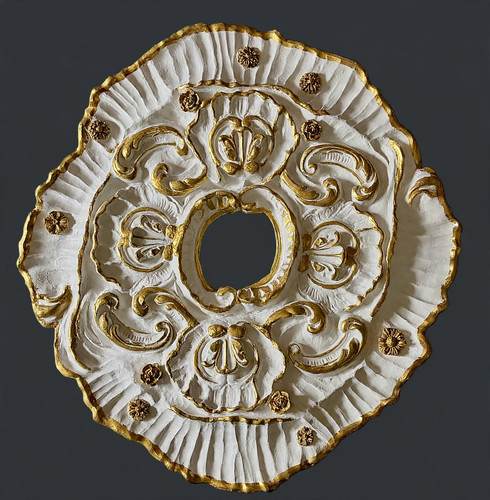 Rokoko-Deckenrosette-