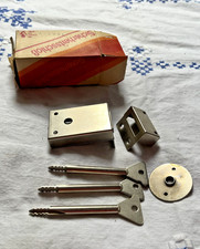 Sicherheitsschloss mit 3 Schlüssel, komplett in OVP, DDR, Türschloss Pfiffikus