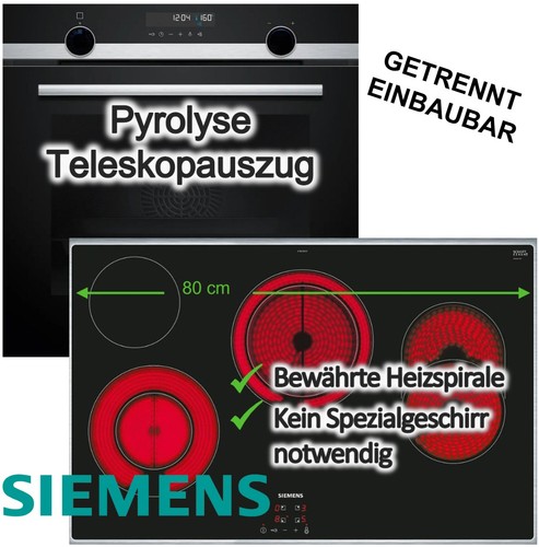 Siemens herdset pyrolyse - siemens,