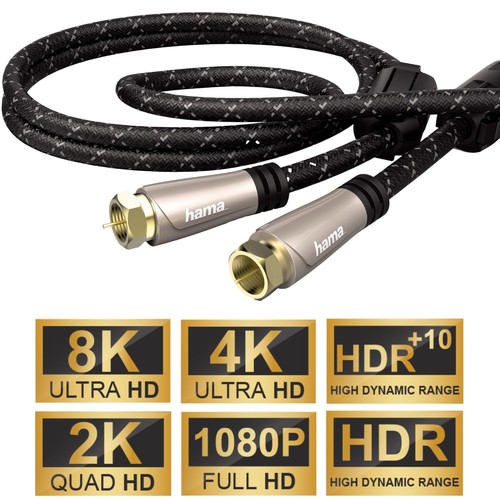 Hama sat kabel 120db - sat-kabel, 4k