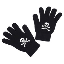 Schwarze handschuhe mit - schwarze,