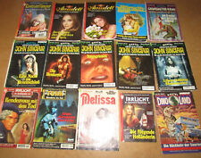15 Mystery Romanhefte, Ausgaben und Serienmischung, von gut bis lesbar - zh166B