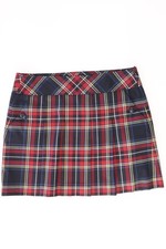 ✨ Esprit Rock für Damen Gr. 38, M kariert rot aus Polyester ✨